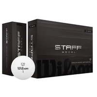 Wilson Staff Model golf balls; Box contains 12 white balls and... from ASI...
