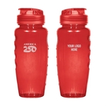 America250™ 30 Oz. Poly-Clear™ Gripper Bottle