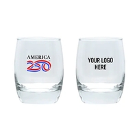 America250™ 6 Oz. Full Color Whiskey Glass... from ASI 61125 Hit Promotional...