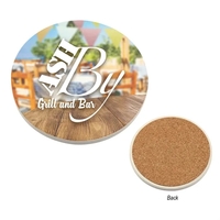 Full Color Round Absorbent Coaster... from ASI 61125 Hit Promotional Products...