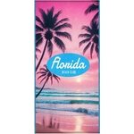 Colorfusion Double Sided Poly Velour Beach Towel