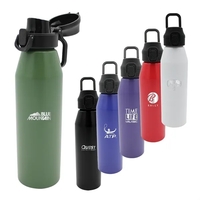 25 oz. Recycled Aluminum Bottle with Chug Lid, Laser Engrave... from ASI...