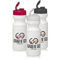 24 oz. bike water bottle with flip top made of PET... from ASI 39552 BEL Promo