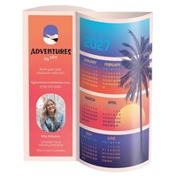 Award winning "WAVE 3-D Calendars" printed on smooth white cardstock and......