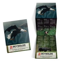 Wildlife Tri-Fold Calendar printed on 12 pt. smooth finish white...
