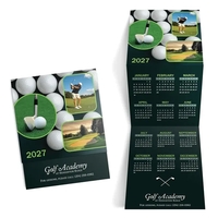 Golf Tri-Fold Calendar printed on 12 pt. smooth white cardstock, 8... from...