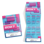 Color Blocks Theme Trifold Calendar