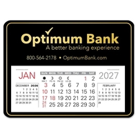 Rectangle shape self adhering vinyl calendar with 13 month pad,... from ASI...