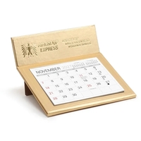 Desk Calendar foil-stamped with a 13 month medium memo date pad,... from ASI...