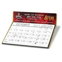 Desk Calendar - White w/White trim, 4-color process imprint and ... from ASI...