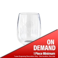 Symglass 12oz Clear Stemless Wine Glass