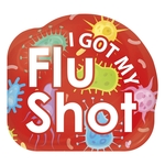 Custom White Vinyl Perm Adh Full Color Domed Custom Decal