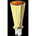 Champagne & Wine Sipper/Pourer, Gold, Narrow Neck