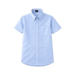 A+ Uniforms - Unisex 1-Pocket Short Sleeve Pinpoint Oxfor...