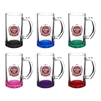 16 oz. glass beer stein with thick bottom and thumb grip... from ASI 88060...