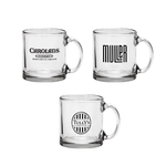 Red Eye 13 oz Libbey Clear Glass Coffee Mug