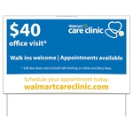 Double Sided 18 Point Poster Board Yard Sign (16" x 26")