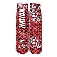 100% polyester all-purpose socks with full-color sublimation graphics.......