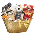 Golden Gourmet Gift Basket