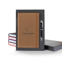 5 1/4" x 8 3/8" polyurethane journal gift set with an... from ASI 68507 The...