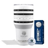 Golf Kit with Tally Tumbler scorekeeping drink holder, 6 tees and... from ASI...