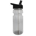 Garyline® Trainer Clear Bottle with Flip-Straw Lid - 24 oz.