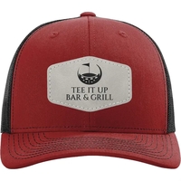 Richardson 112 snapback six-panel cotton and polyester trucker cap with...