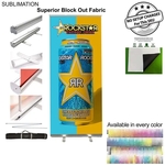 Sublimated Premium Retractable Pull Up Banner Block Out