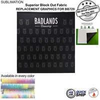 48Hr Quick Ship - Replacement Graphics Single sided 8'w x 8'h,... from ASI...