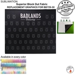 Graphics Single Sided 10'w x 8'h w/ Pole Pocket Top & Bottom