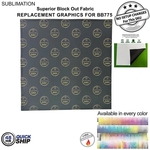 48Hr Quick Ship-Graphics for 7.5' Straight Wall, Hook & Loop