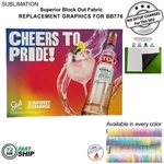 72Hr Fast Ship-Graphics for 10' Straight Wall w/ Hook & Loop