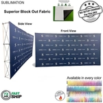 72Hr Fast Ship - 15' Straight Wall Tension Fabric Pop-Up