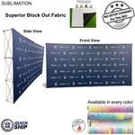 48Hr Quick Ship - 15' Straight Wall Tension Fabric Pop-Up
