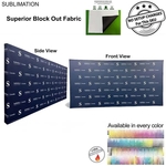 15' Straight Wall Tension Fabric Pop-up Display Kit w/ Wrap