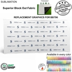 72Hr Fast Ship-Graphics for 15' Straight Wall w/ Hook & Loop