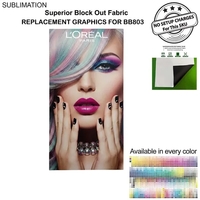 Replacement graphics one sided for Frontlit SEG Fabric Banner, 40" x... from...