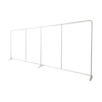 20'W x 8'H EuroFit straight wall hardware only, frame and carry... from ASI...
