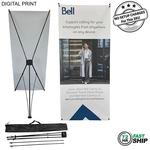 72Hr Fast Ship - Tripod Banner w/ Graphics 32 x 72 & Bag