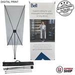 24Hr Express Ship - Tripod Banner w/ Graphics 32x72 & Bag