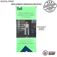 24Hr Express Ship - Graphics only 32 x 72 for Tripod Banner