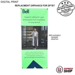 24Hr Express Ship - Graphics only 32 x 72 for Tripod Banner