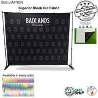 72hr fast ship- 10' exhibitor expanding display kit, superior block out......