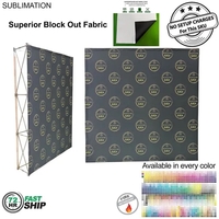 72 Hr Fast Ship - 7.5' straight wall tension fabric pop-up... from ASI 53509...