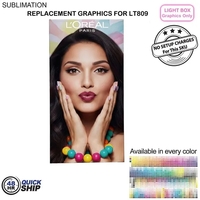 48Hr Quick Ship - Replacement graphics one side only for Backlit... from ASI...