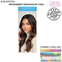 Replacement graphics one side only for backlit LED light box SEG... from ASI...