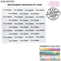 Replacement graphics one side only for backlit LED light box SEG... from ASI...