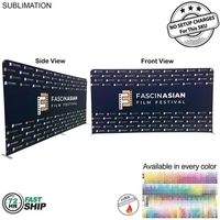 72Hr Fast Ship - 15'W x 8'H EuroFit tension fabric straight... from ASI 53509...