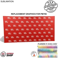 24H Express Ship- Replacement graphics for 15'w straight wall tension...