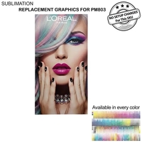 Replacement graphics one sided for Frontlit SEG Fabric Banner Stand, 40"......